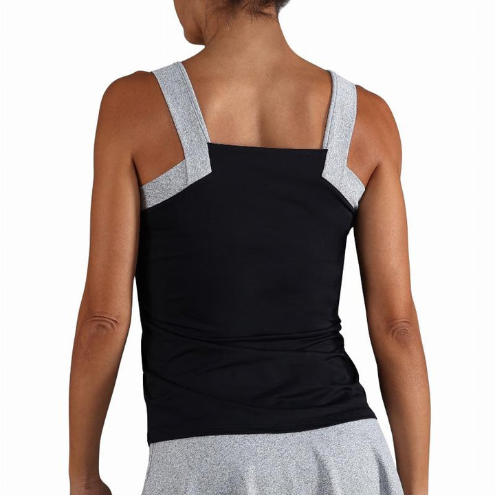 Camiseta Endless Breeze Negro Gris Chine