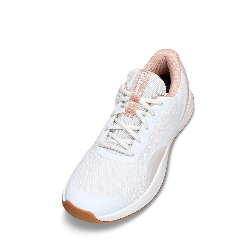 Zapatillas de Pádel de Pádel Wilson Intrigue Lite Blanco Rosa Mujer