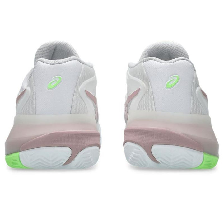 Zapatillas de Padel Asics Gel Resolution X Clay Blanco Rosa Morganita Mujer