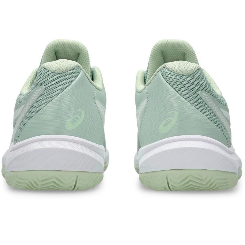 Zapatillas de Padel Asics Game FF Clay Verde Liquen Blanco Mujer