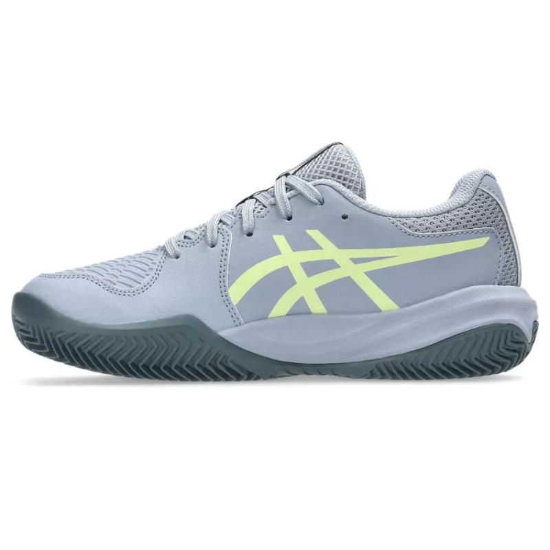Zapatillas de Padel Asics Gel Resolution X Clay GS Gris Azul Pistacho Junior