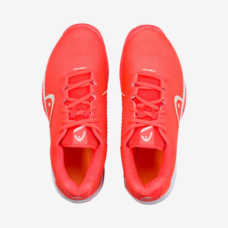 Zapatillas de Pádel de Pádel Head Revolt Pro 4.0 Clay Coral Blanco Mujer
