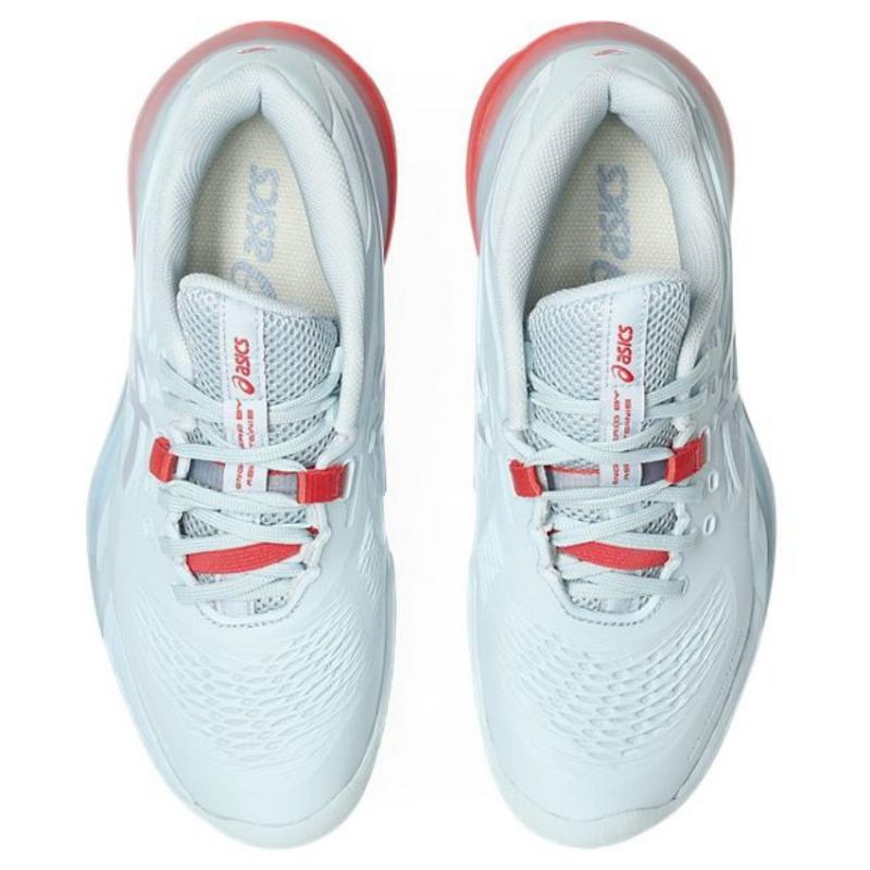 Zapatillas de Padel Asics Gel Resolution X Clay Azul Cielo Gris Mujer