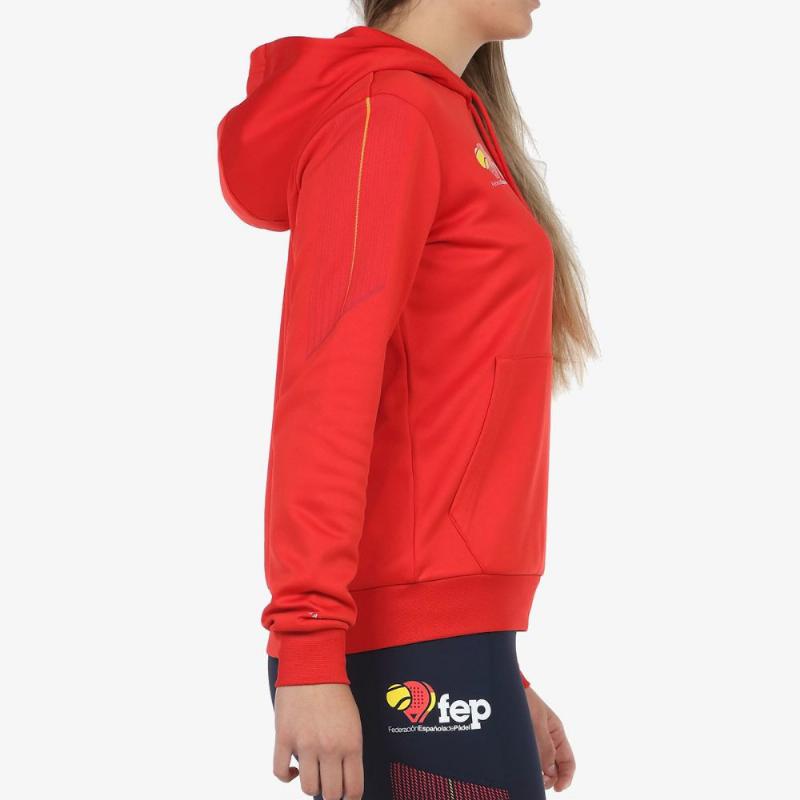Sudadera Bullpadel FEP Evoca Rojo