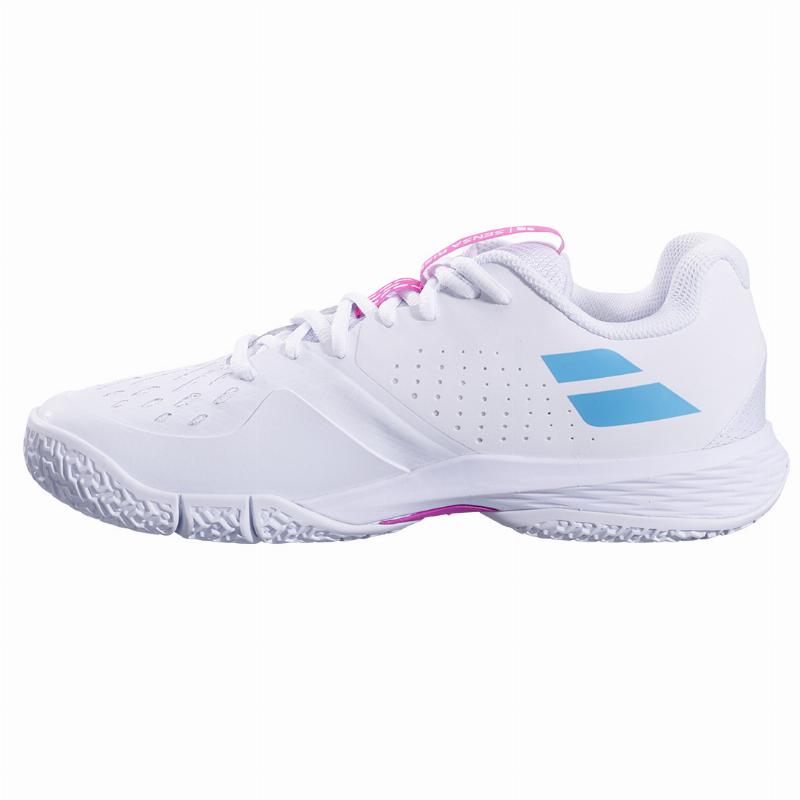 Zapatillas de Pádel de Pádel Babolat Sensa Rise Blanco Rosa Mujer