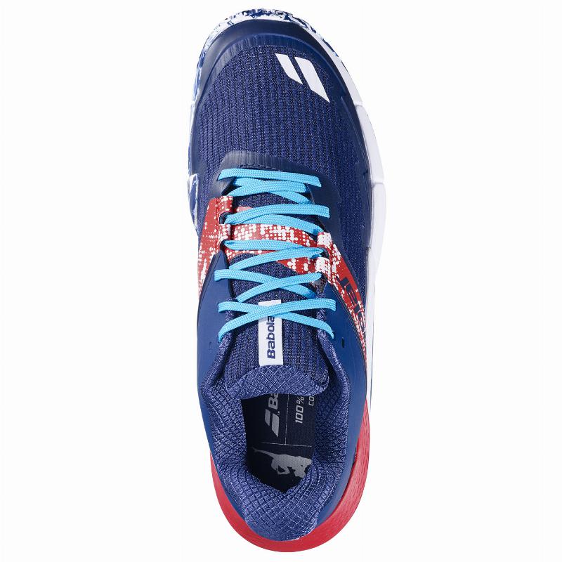 Zapatillas de Pádel de Pádel Babolat Movea 2 Azul Oscuro Rojo