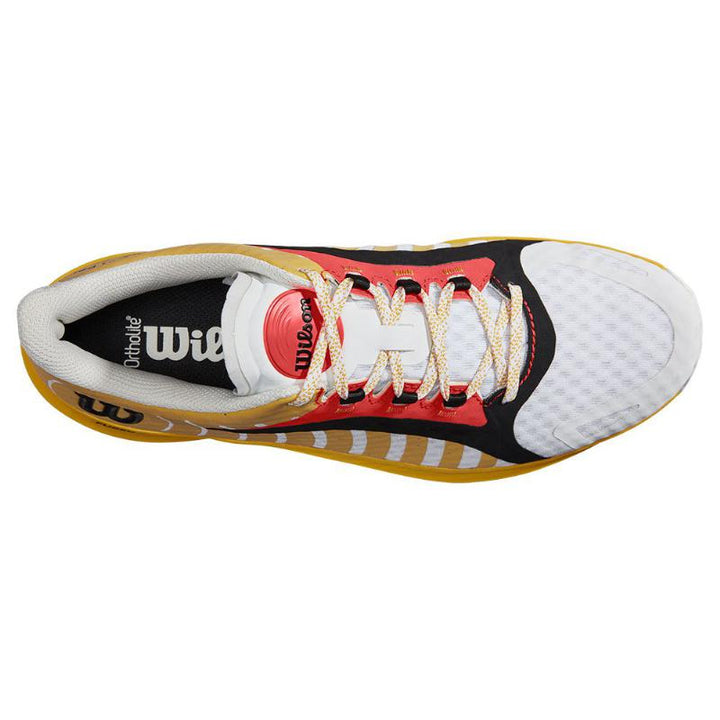 Zapatillas de Pádel de Pádel Wilson Hurakn Pro Blanco Oro Coral