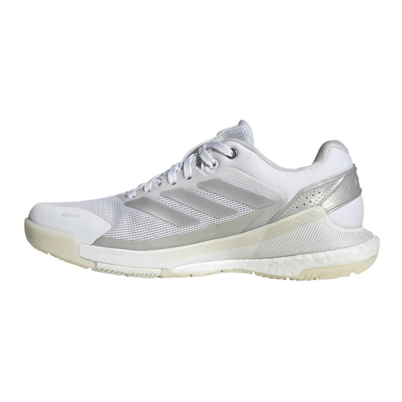 Zapatillas de Padel Adidas Crazyquick Boost Padel Blanco Gris Mujer