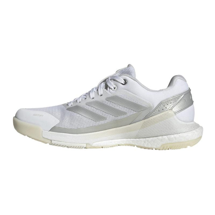 Zapatillas de Padel Adidas Crazyquick Boost Padel Blanco Gris Mujer