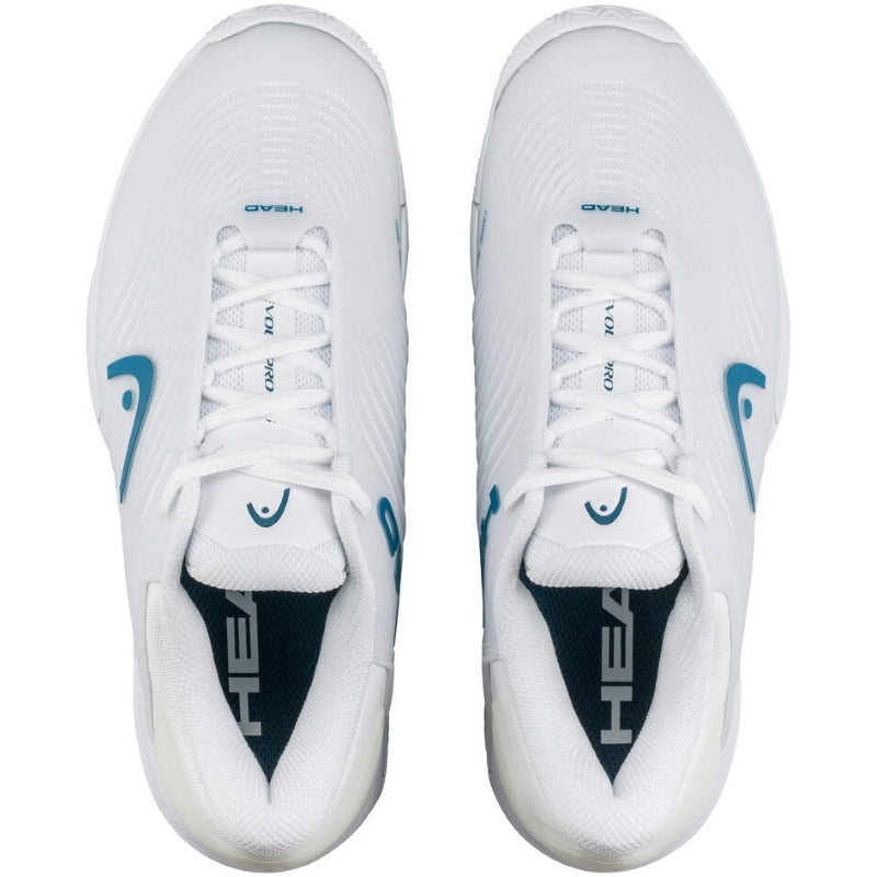 Zapatillas de Padel Head Revolt Pro 4.5 Clay Blanco Azul Mujer