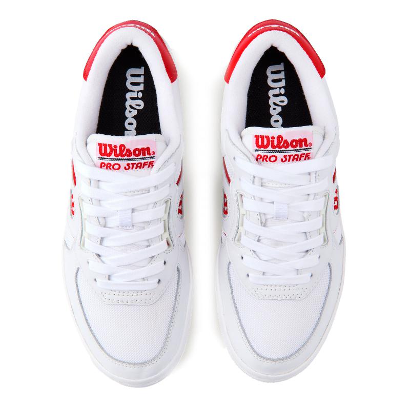 Zapatillas de Padel Wilson Pro Staff 87 Mesh Blanco Rojo