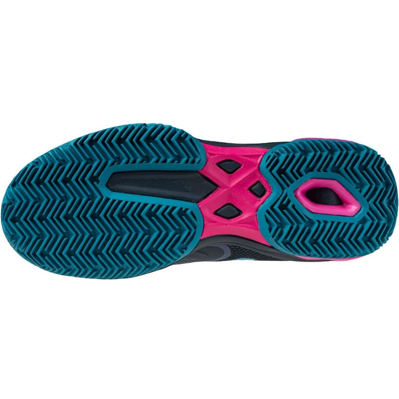 Zapatillas de Pádel de Pádel Mizuno Wave Exceed Light 2 Padel Azul Marino Fucsia Mujer