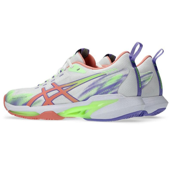 Zapatillas de Padel Asics Sonicsmash FF Blanco Rosa Mujer