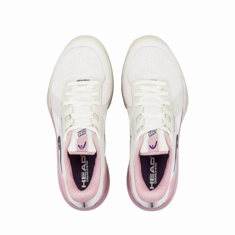 Zapatillas de Pádel de Pádel Head Sprint Pro 4.0 Padel Blanco Rosa Mujer