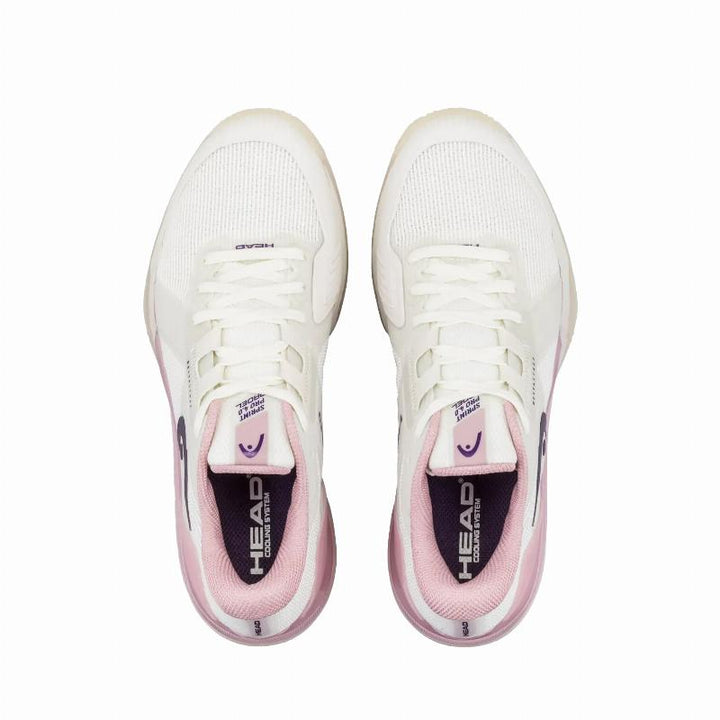Zapatillas de Pádel de Pádel Head Sprint Pro 4.0 Padel Blanco Rosa Mujer
