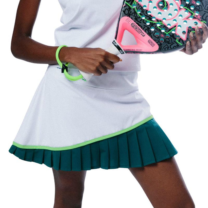 Falda Lok Ulgen Blanco Verde