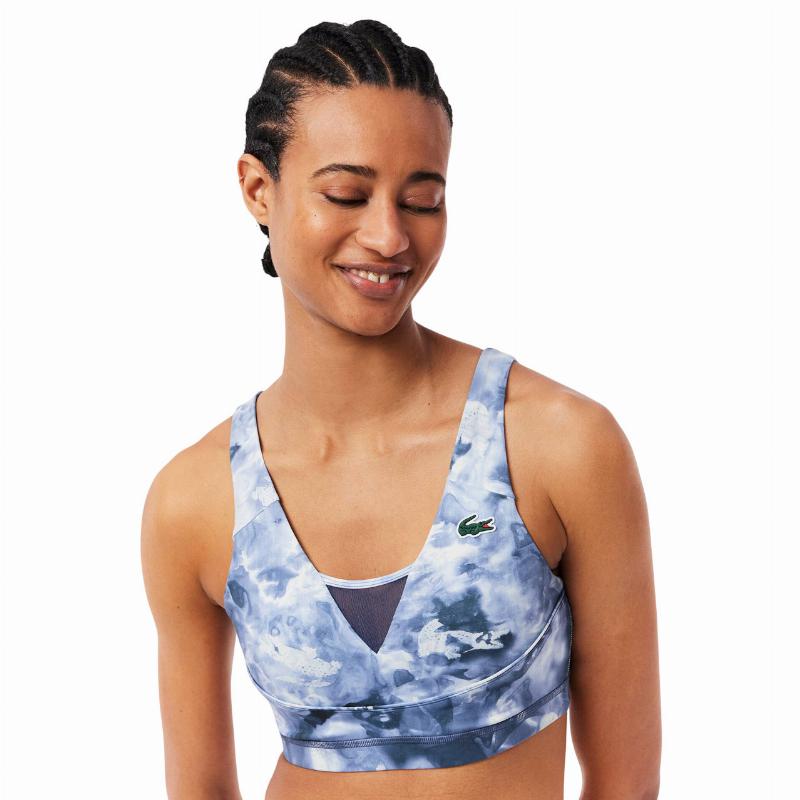 Top Lacoste Sport Violeta Azul