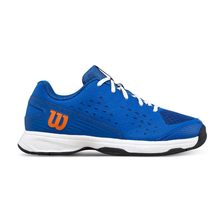 Zapatillas Wilson Rush Pro L Azul Naranja Junior