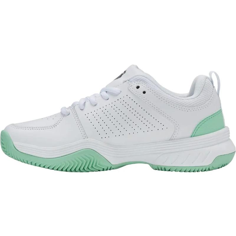 Zapatillas de Padel Kswiss Court Express 2 Clay Blanco Menta Negro Mujer