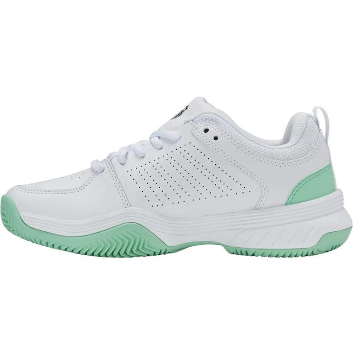 Zapatillas de Padel Kswiss Court Express 2 Clay Blanco Menta Negro Mujer