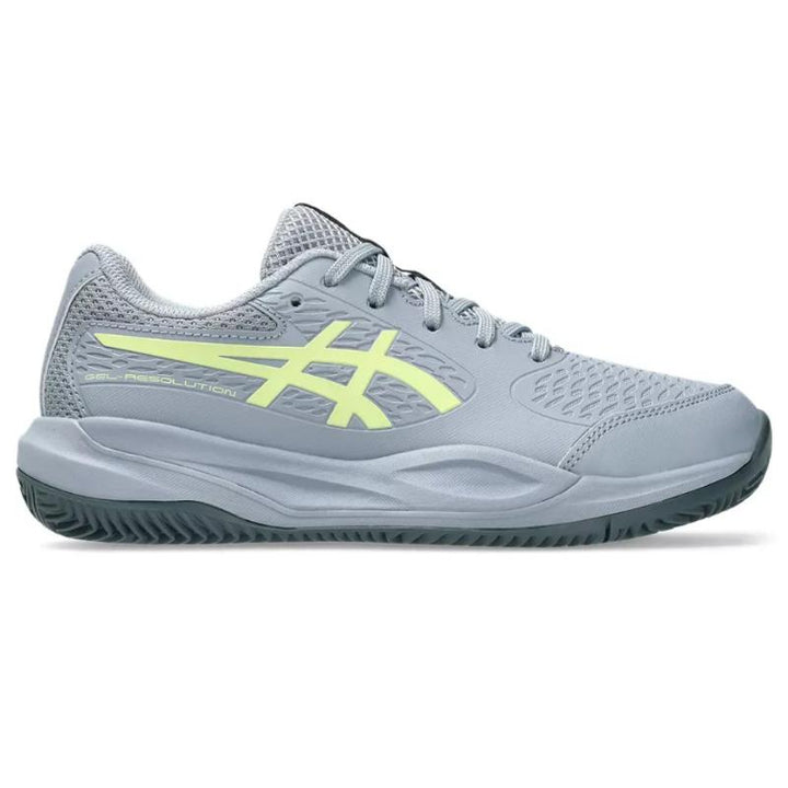 Zapatillas de Padel Asics Gel Resolution X Clay GS Gris Azul Pistacho Junior