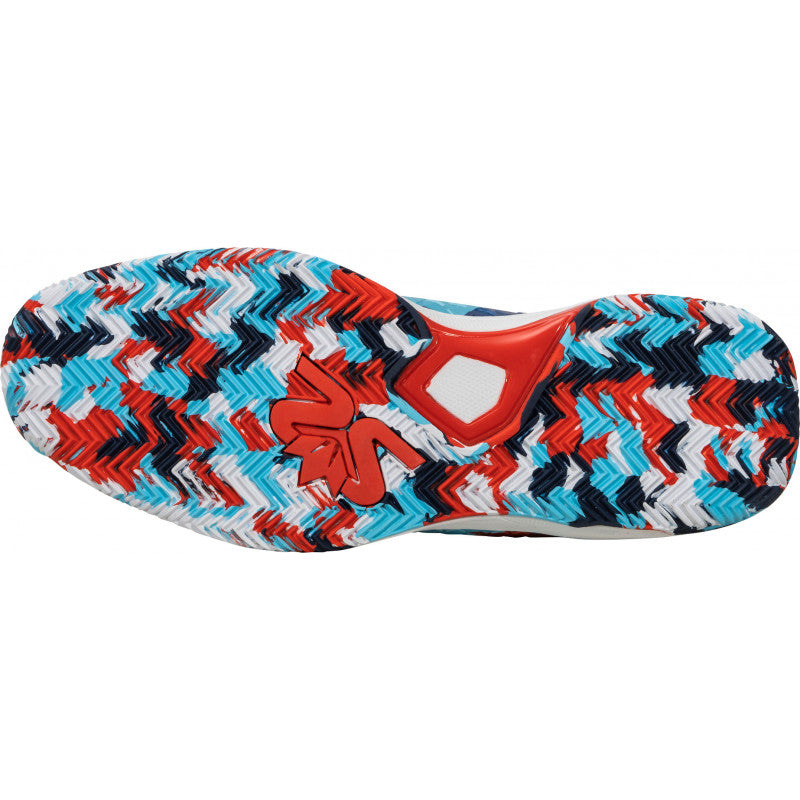 Zapatillas de Pádel de Pádel Salming Rebel Camo Blanco Rojo Azul
