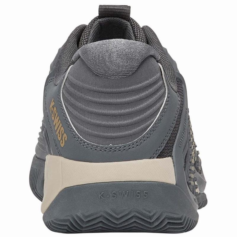 Zapatillas de Pádel de Pádel Kswiss Hypercourt Express 3 Clay Gris Beige