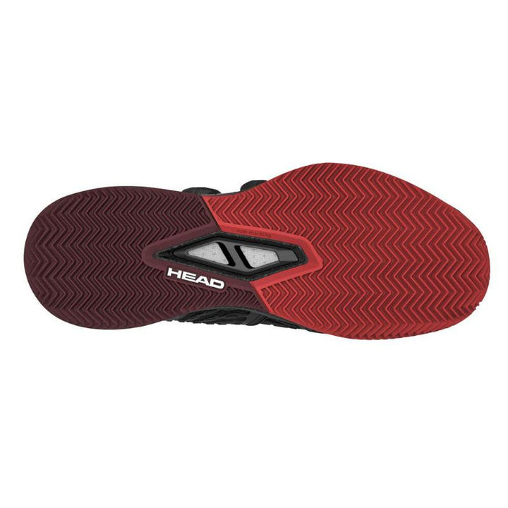Zapatillas de Padel Head Endure Pro BOA Clay Negro Rojo