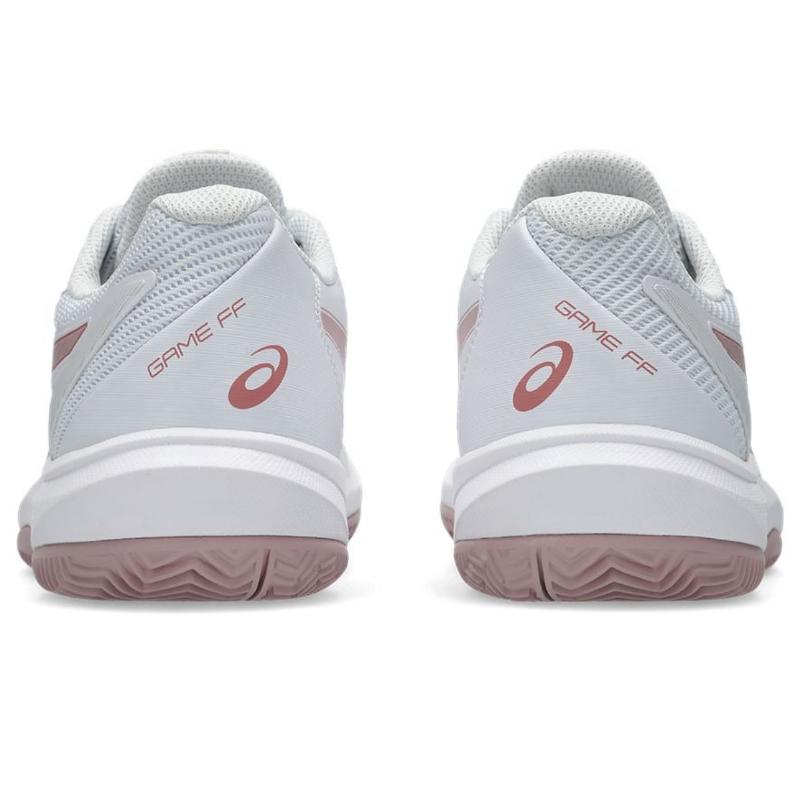 Zapatillas de Padel Asics Game FF Clay Blanco Rosa Morganita Mujer