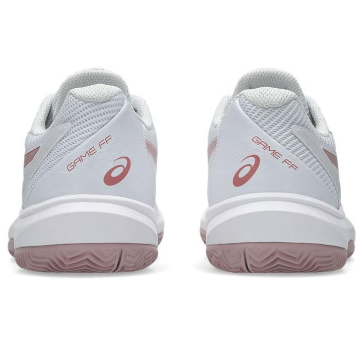 Zapatillas de Padel Asics Game FF Clay Blanco Rosa Morganita Mujer