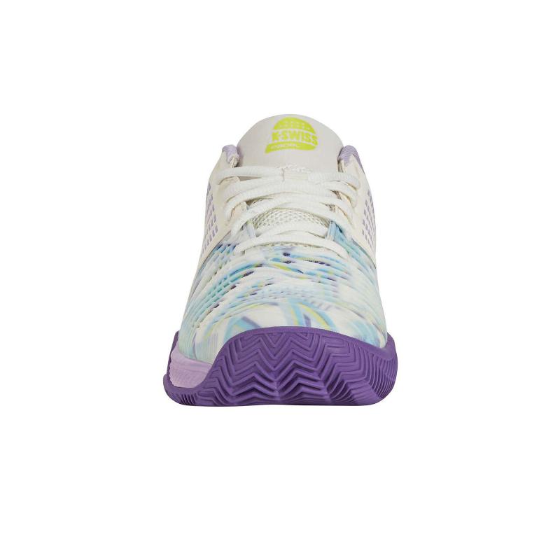 Zapatillas de Padel Kswiss Express Light 3 HB Padel Blanco Purpura Mujer