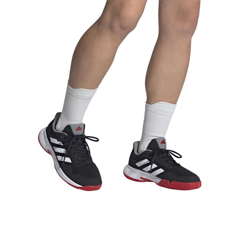 Zapatillas de Padel Adidas Game Spec 2 Negro Blanco Rojo