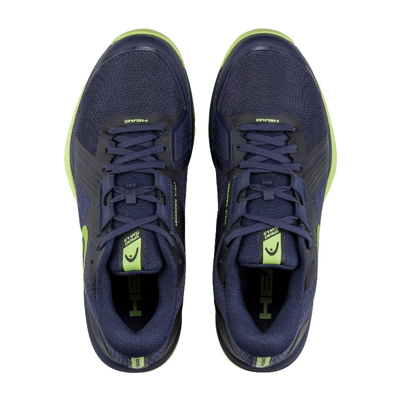Zapatillas de Padel Head Sprint Team 4.0 Clay Azul Marino Lima