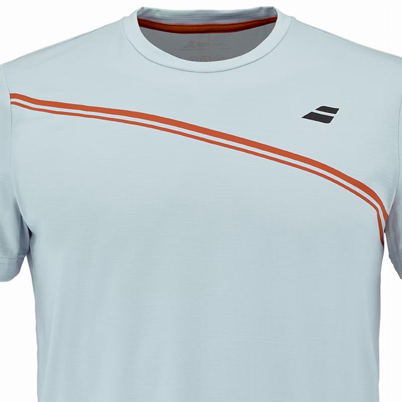 Camiseta Babolat Play Crew Neck Azul Claro