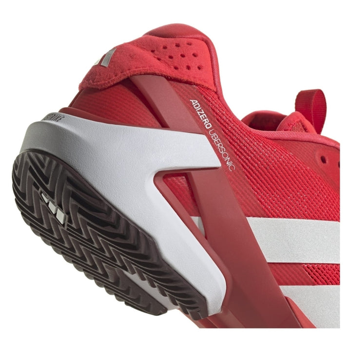 Zapatillas de Pádel de Pádel Adidas Adizero Ubersonic 5 Clay Rojo Blanco