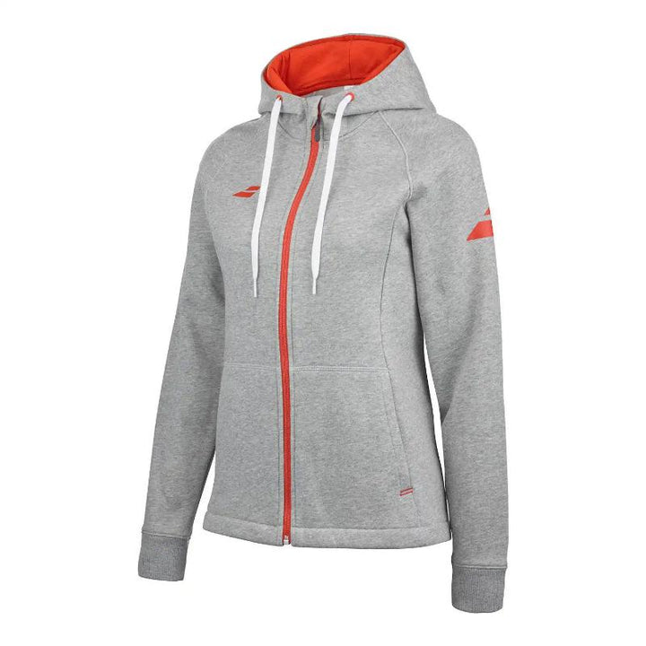 Chaqueta Babolat Exercise Gris Jaspeado Mujer