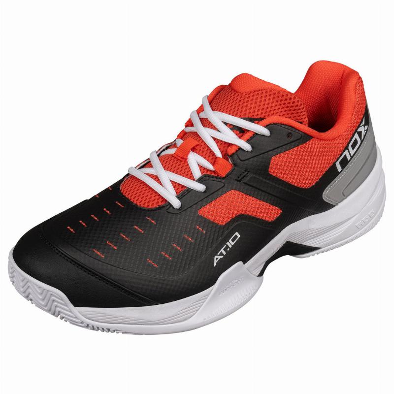 Zapatillas de Padel Nox AT10 Pro Negro Rojo