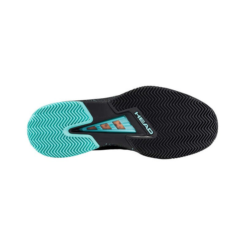 Zapatillas de Pádel de Pádel Head Sprint Pro 4.0 SF Clay Negro Turquesa