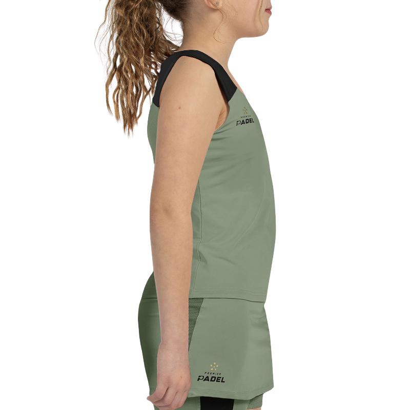 Camiseta Bullpadel Premier Padel Pirac Kaki Junior