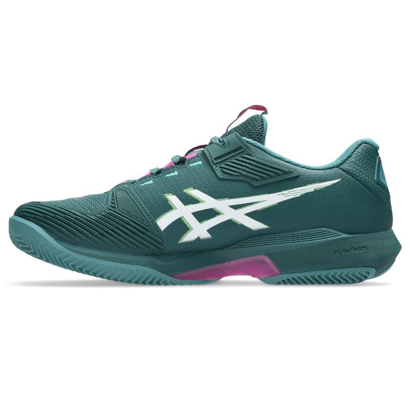 Zapatillas de Padel Asics Solution Speed FF 4 Clay Azul Oscuro Blanco