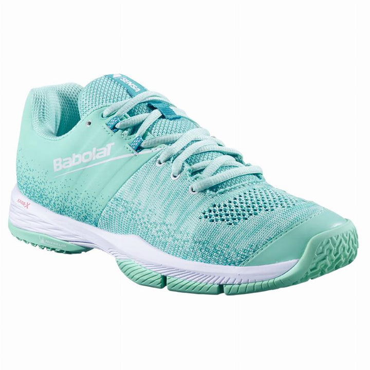 Zapatillas de Padel Babolat Sensa Verde Pastel Mujer