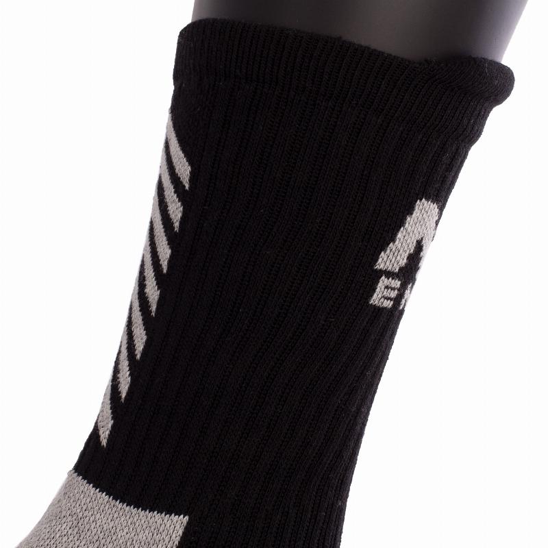 Calcetines Enebe Future Caña Media Negro Gris 1 Par