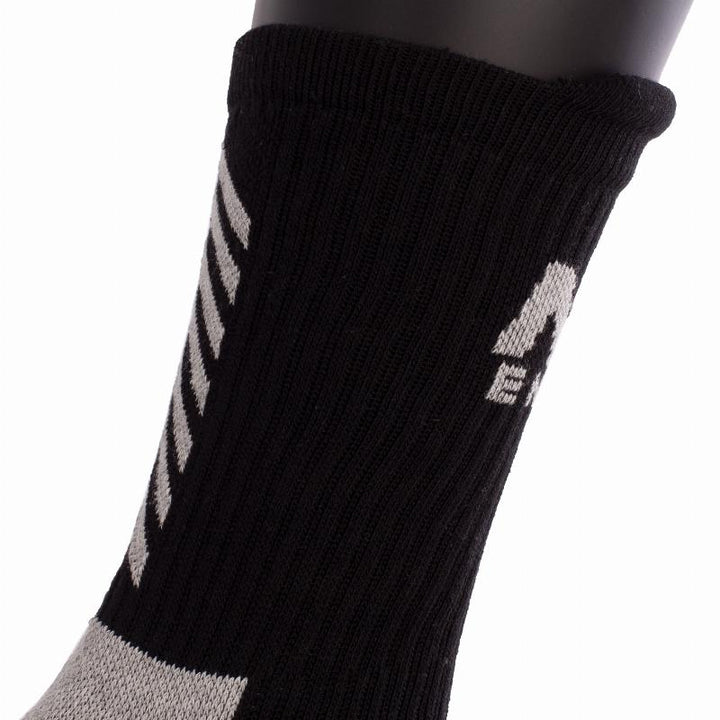 Calcetines Enebe Future Caña Media Negro Gris 1 Par