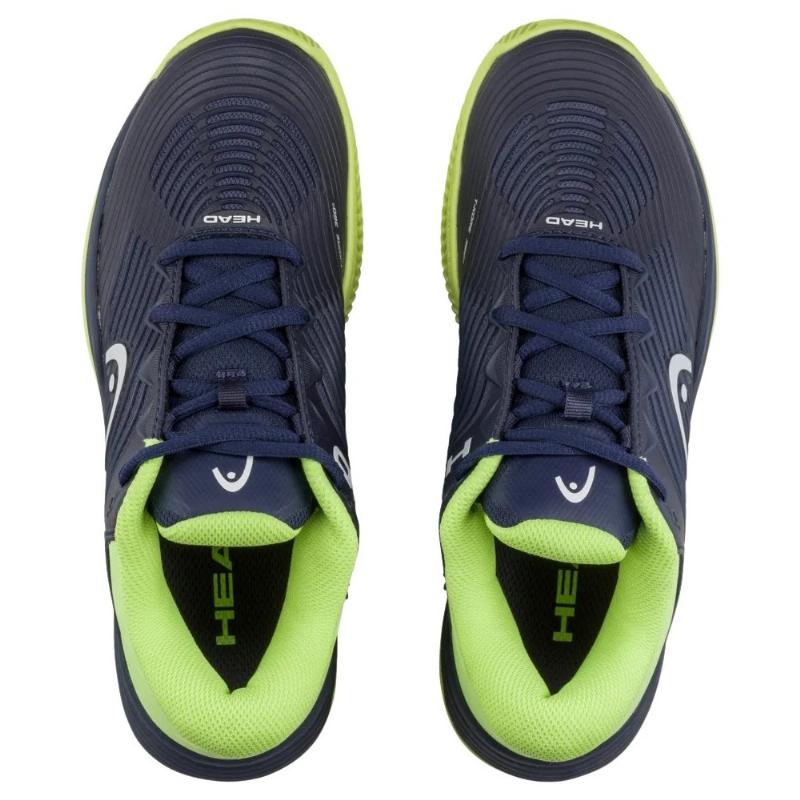 Zapatillas de Pádel de Pádel Head Revolt Pro 4.5 Clay Azul Marino Lima Junior