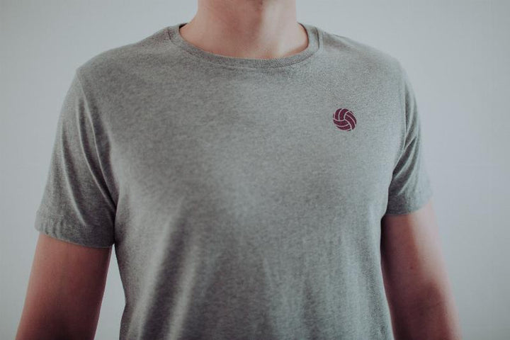 Camiseta Loco Originale Gris Burgundy