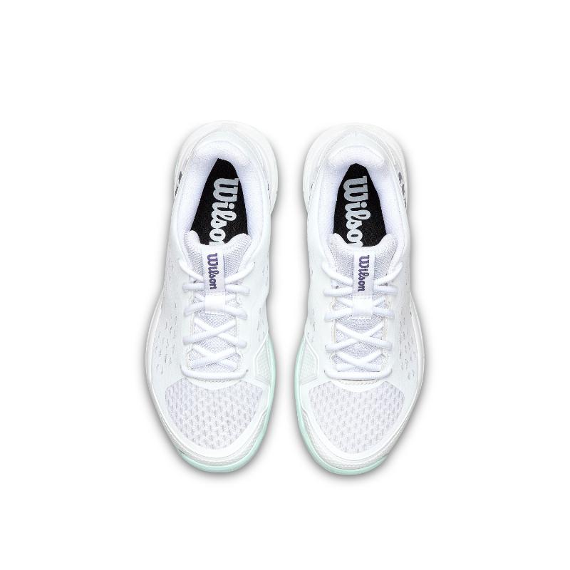 Zapatillas de Padel Wilson Rush Pro L Blanco Aguamarina Junior