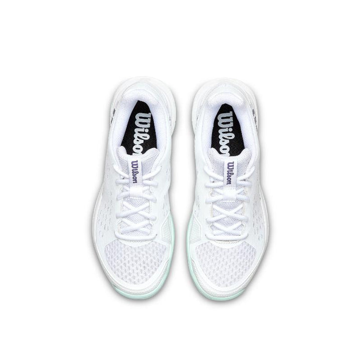 Zapatillas de Padel Wilson Rush Pro L Blanco Aguamarina Junior