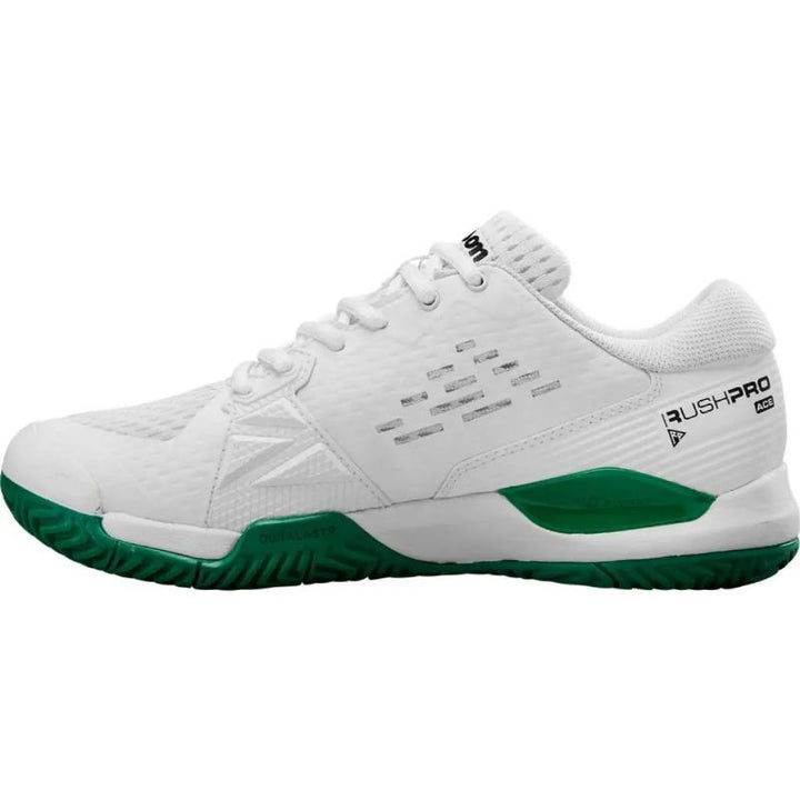Zapatillas de Padel Wilson Rush Pro Ace Blanco Verde Junior