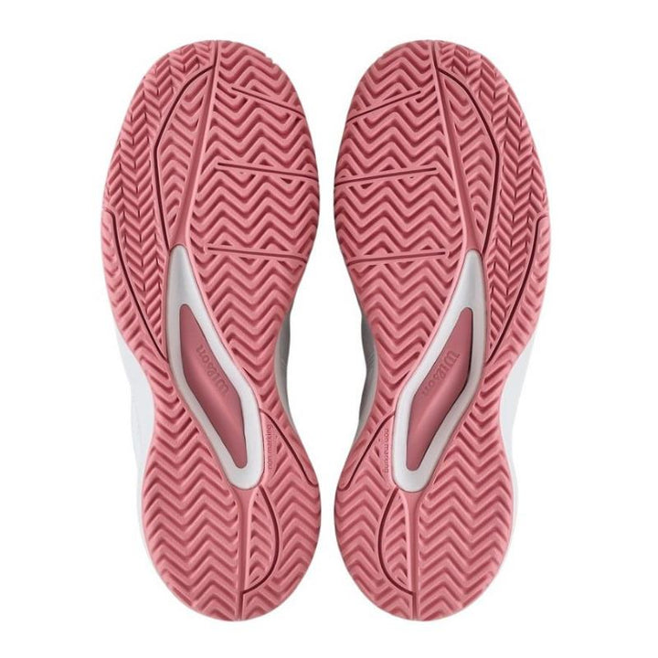 Zapatillas de Pádel de Pádel Wilson Rush Pro Ace Blanco Rosa Junior