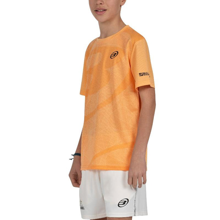 Camiseta Bullpadel Castil Mandarina Junior